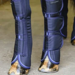 Equithème - Guêtres de transport Tyrex 1680D marine x4