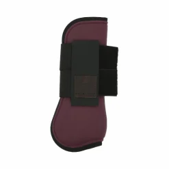 Equithème - Guêtres protège-tendons bordeaux x2