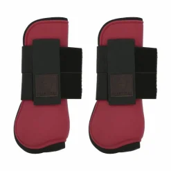 Equithème - Guêtres protège-tendons rouge x2