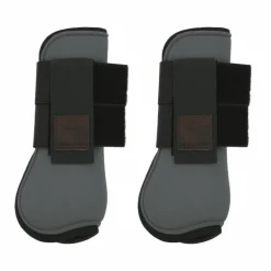 Equithème - Guêtres protège-tendons gris x2