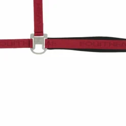 Equithème - Licol Nylon Jacquard rouge