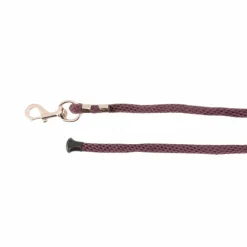 Equithème - Longe Soft bordeaux/ rose gold