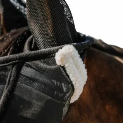 Equithème - Masque anti-mouches Supercut noir