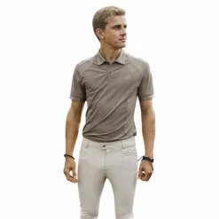 Equithème - Pantalon d'équitation homme EQ-Sam beige
