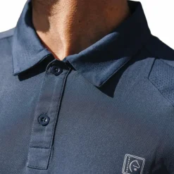 Equithème - Polo à manches courtes homme Eric marine
