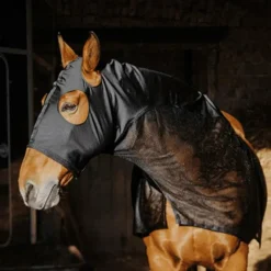 Equithème - Protection de cou intégrale lycra/ mesh noir