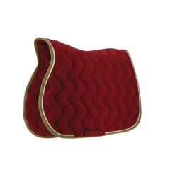 Equithème - Tapis de selle polyfun bordeaux