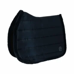 Equithème - Tapis de selle Studio Je t'aime bleu