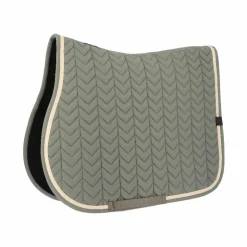 Equithème - Tapis de selle Softypop gris foncé