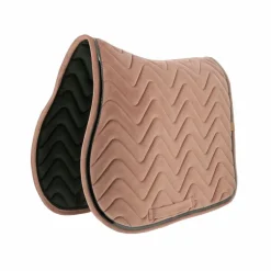 Equithème - Tapis de selle Glossy vieux rose