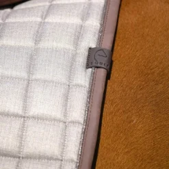 Equithème - Tapis de selle Chic marron