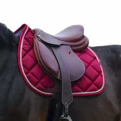 Equithème - Tapis de selle Classic bordeaux