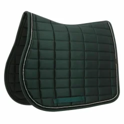 Equithème - Tapis de selle Domino vert