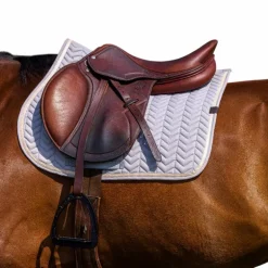 Equithème - Tapis de selle Softypop gris