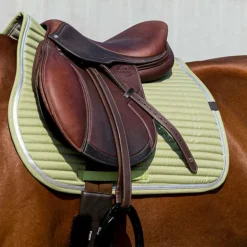 Equithème - Tapis de selle Spring vert clair