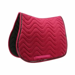 Equithème - Tapis de selle Glossy framboise