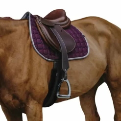 Equithème - Tapis de selle Orion prune