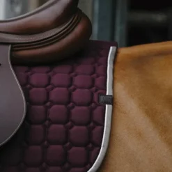 Equithème - Tapis de selle Orion prune