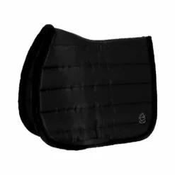 Equithème - Tapis de selle Studio Je t'aime noir