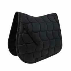 Equithème - Tapis de selle Satin noir