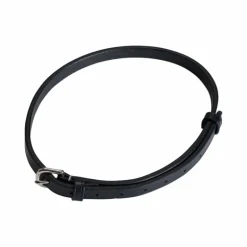 Eric Thomas - Lanière pour muserolle combinée noir 9 mm