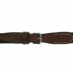 Eric Thomas - Rênes sangles 16 mm havane