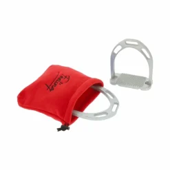 Feeling - Housses d'étriers polaires rouge (x2)