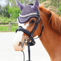 Flags & Cup - Bridon Comfort combiné avec rênes noir