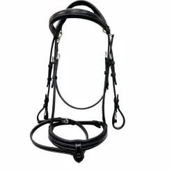 Flags & Cup - Bridon muserolle combinée Praha noir