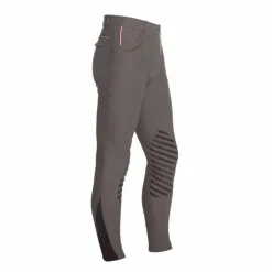 Flags & Cup - Pantalon d'équitation homme Saint Malo gris
