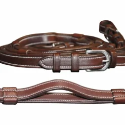 Flags & Cup - Rênes de cheval cuir à poignées