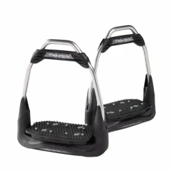 Freejump - Étriers Air's noir plancher plat / oeil droit / silver Glitter édition