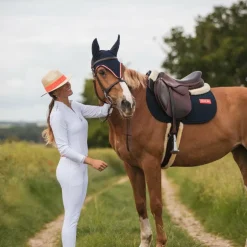 GEM - Tapis de selle Leo bleu marine