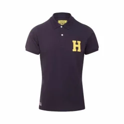 Hagg - Polo manches courtes homme marine/ jaune
