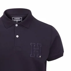 Hagg - Polo manches courtes homme marine