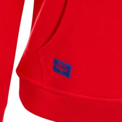 Hagg - Sweat à capuche homme rouge/ bleu roi