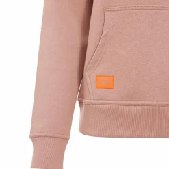 Hagg - Sweat à capuche homme marron glacé/ orange