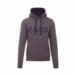 Hagg - Sweat à capuche homme gris anthracite/ marine
