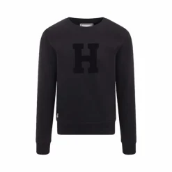 Hagg - Sweat col rond homme noir