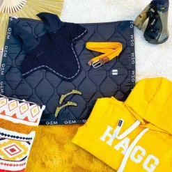 Hagg - Sweat hoodie à capuche jaune