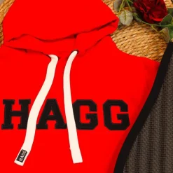 Hagg - Sweat hoodie à capuche rouge