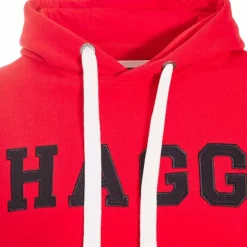 Hagg - Sweat hoodie à capuche rouge
