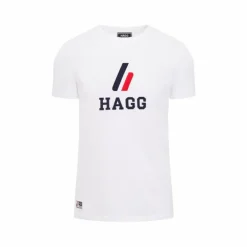 Hagg - T-shirt manches courtes homme blanc