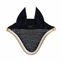 Harcour - Bonnet pour chevaux Feeby noir