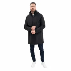 Harcour - Parka longue homme Robertol noir