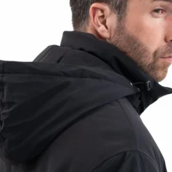 Harcour - Parka longue homme Robertol noir