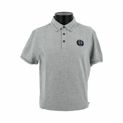 Harcour - Polo manches courtes homme Poker gris