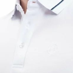Harcour - Polo manches courtes homme Oscar blanc