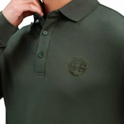 Harcour - Polo manches longues homme Pablo kaki