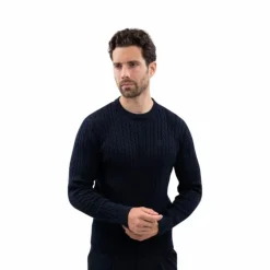 Harcour - Pull manches longues homme Arthur marine